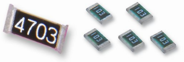 R&eacute;sistances CMS de 470 k&Omega; et 10 k&Omega;
