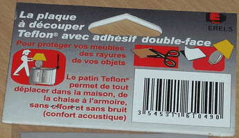Du t&eacute;flon souple avec adh&eacute;sif