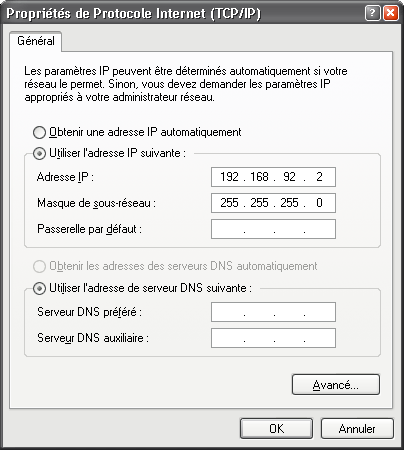 Adresse IP...