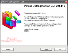 Télécharger Power Defragmenter GUI Télécharger Power Defragmenter GUI