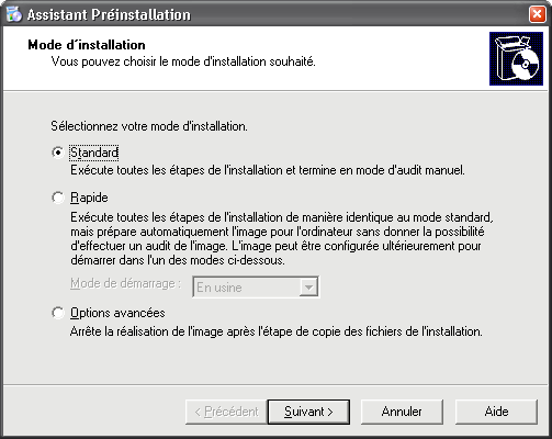 Mode d&acute;installation
